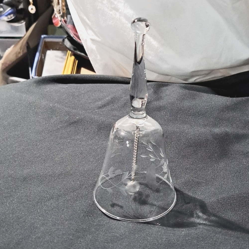 Princess house crystal bell
